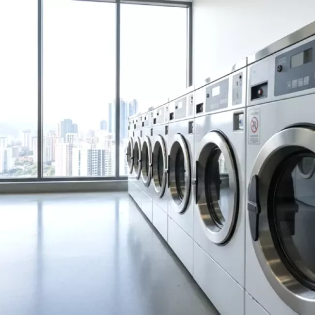 Equipos industriales disponibles para la venta y optimización de lavanderías.